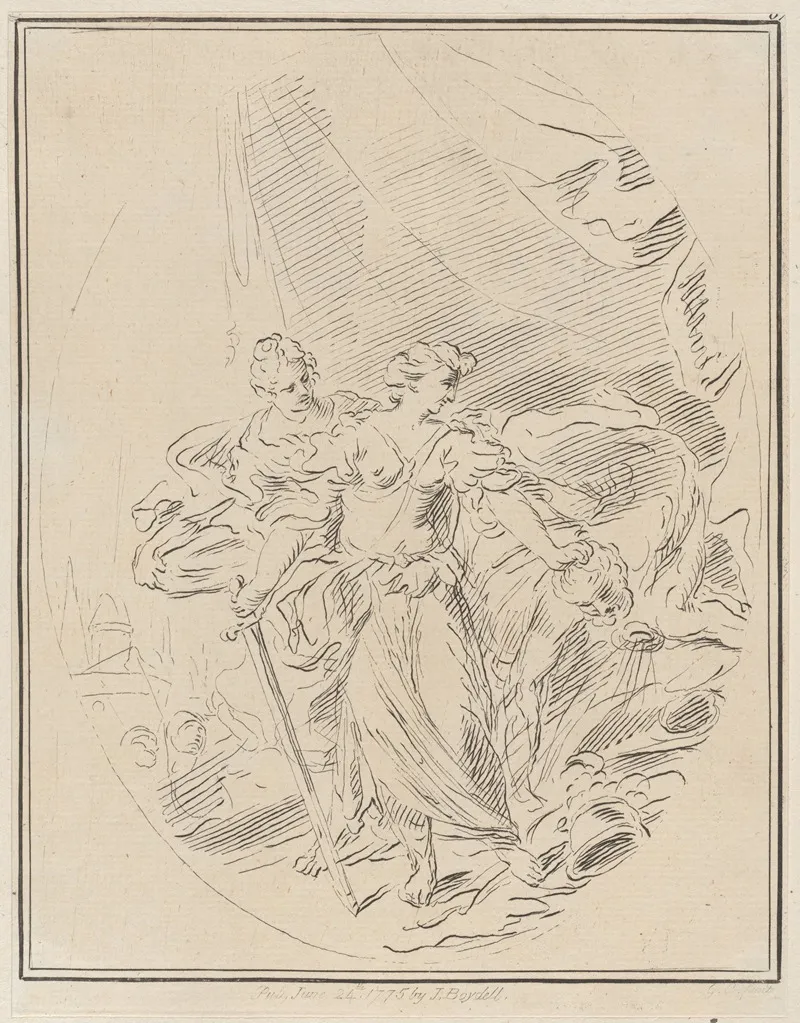 Judith Slaying Holofernes Wall Art by Giuseppe Canale - High-Resolution Digital Print