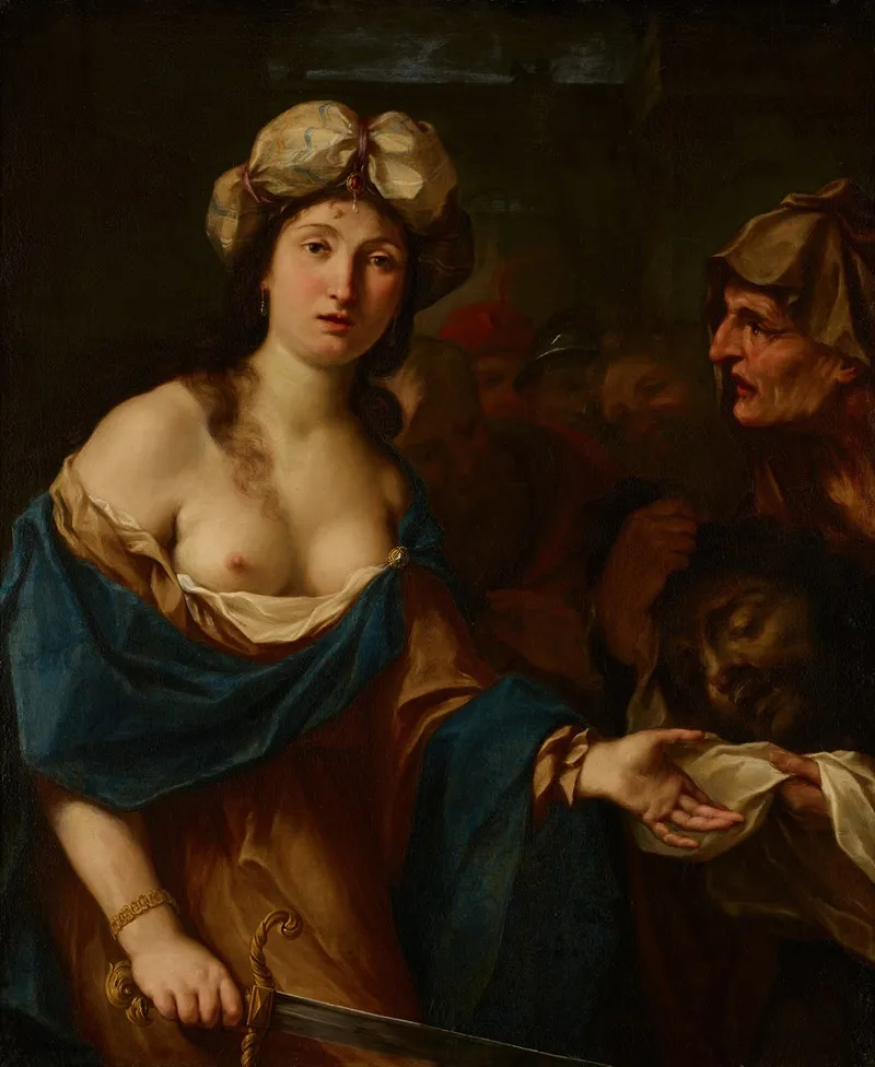 Judith With The Head Of Holofernes 13 Wall Art by Giovan Gioseffo dal Sole - High-Resolution Digital Print