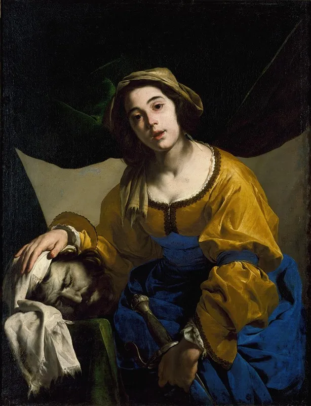 Judith With The Head Of Holofernes 2 Wall Art by Bernardo Cavallino - High-Resolution Digital Print