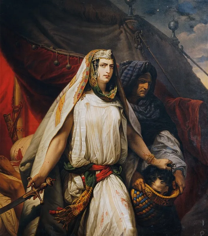 Judith With The Head Of Holofernes 5 Wall Art by Johann Peter Krafft - High-Resolution Digital Print
