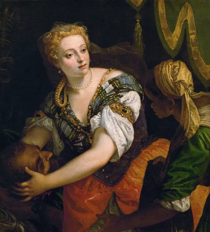 Judith With The Head Of Holofernes 7 Wall Art by Paolo Veronese - High-Resolution Digital Print