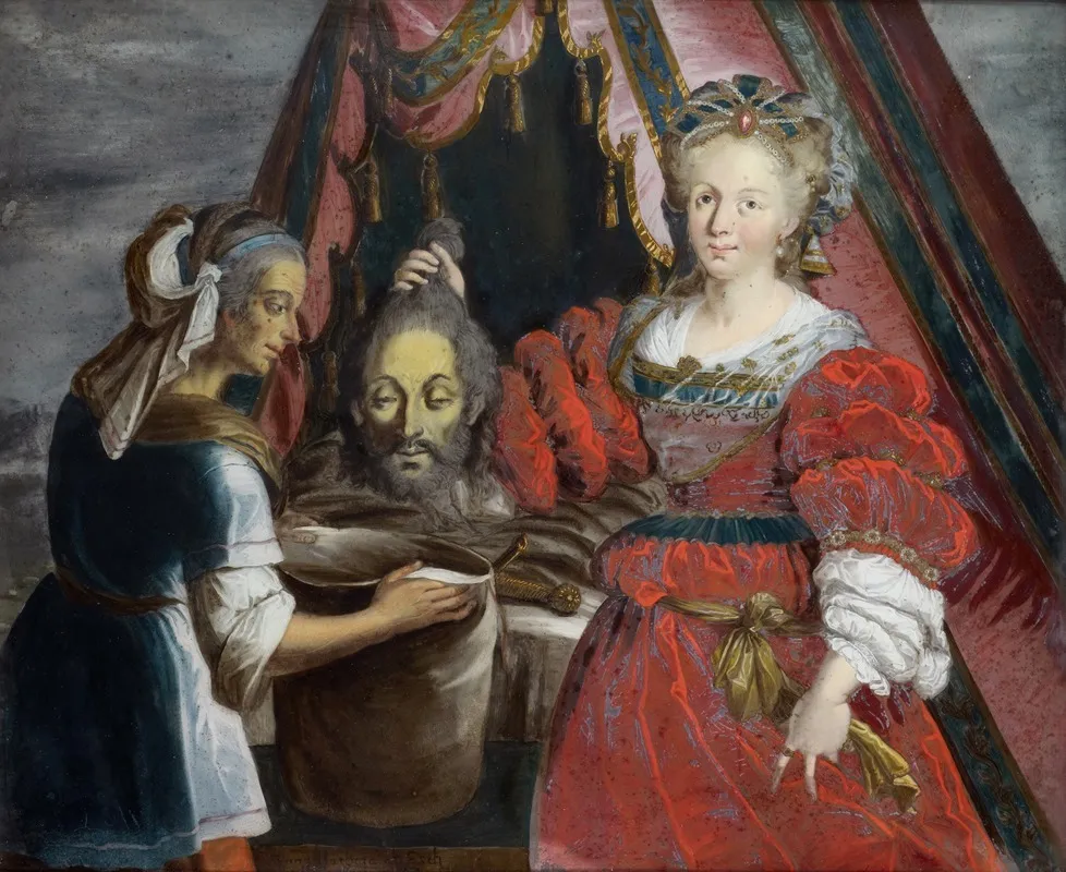 Judith With The Head Of Holofernes 8 Wall Art by Anna Barbara Abesch - High-Resolution Digital Print