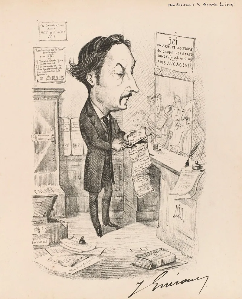 Jules Gueroult Wall Art by Joseph Mollard - High-Resolution Digital Print