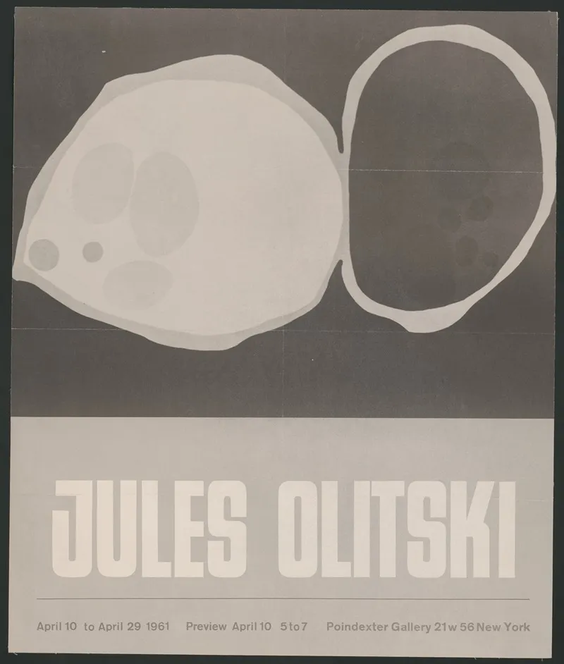 Jules Olitski April 10 To April 29 Wall Art by Jules Olitski - High-Resolution Digital Print