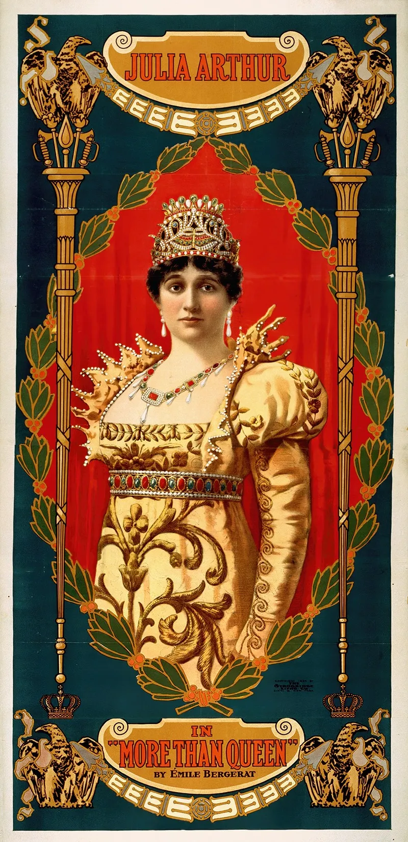 Julia Arthur In More Than Queen By Emile Bergerat