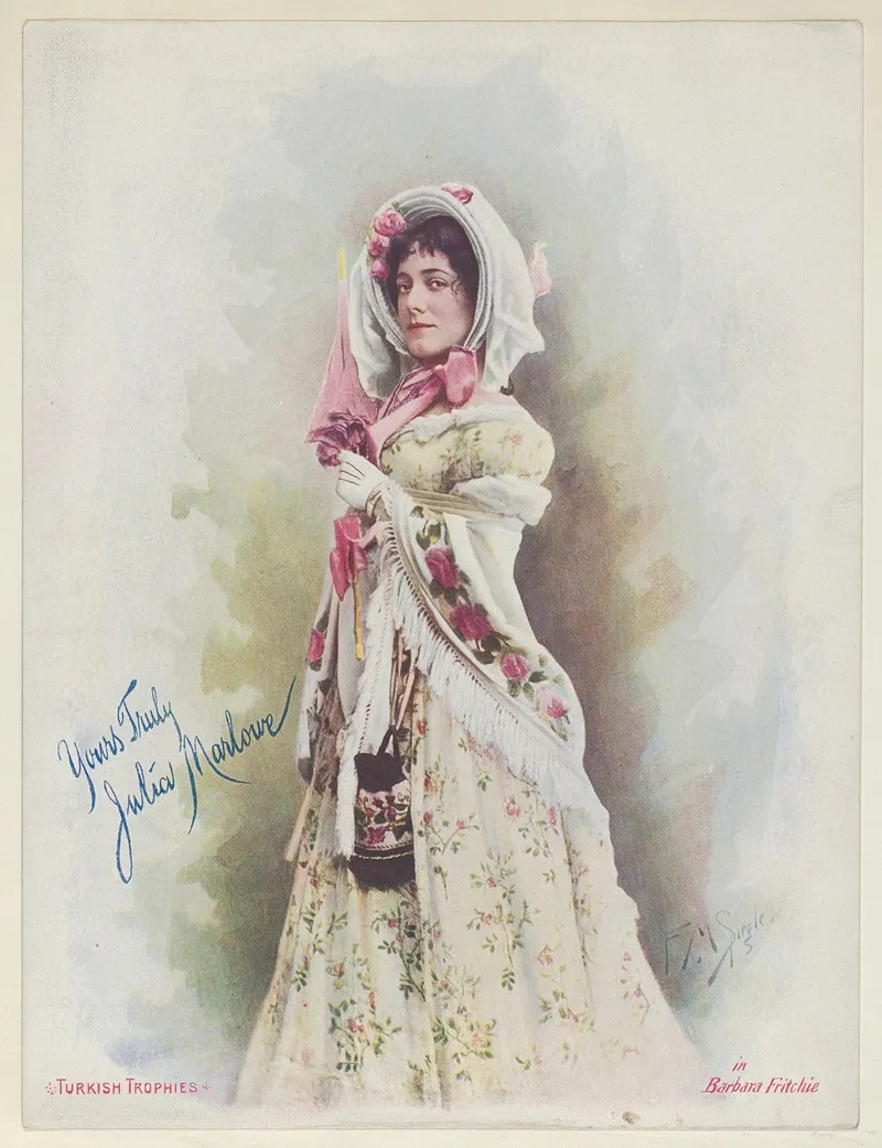 Julia Marlowe In Barbara Fritchie Wall Art by Frederick Moladore Spiegle - High-Resolution Digital Print
