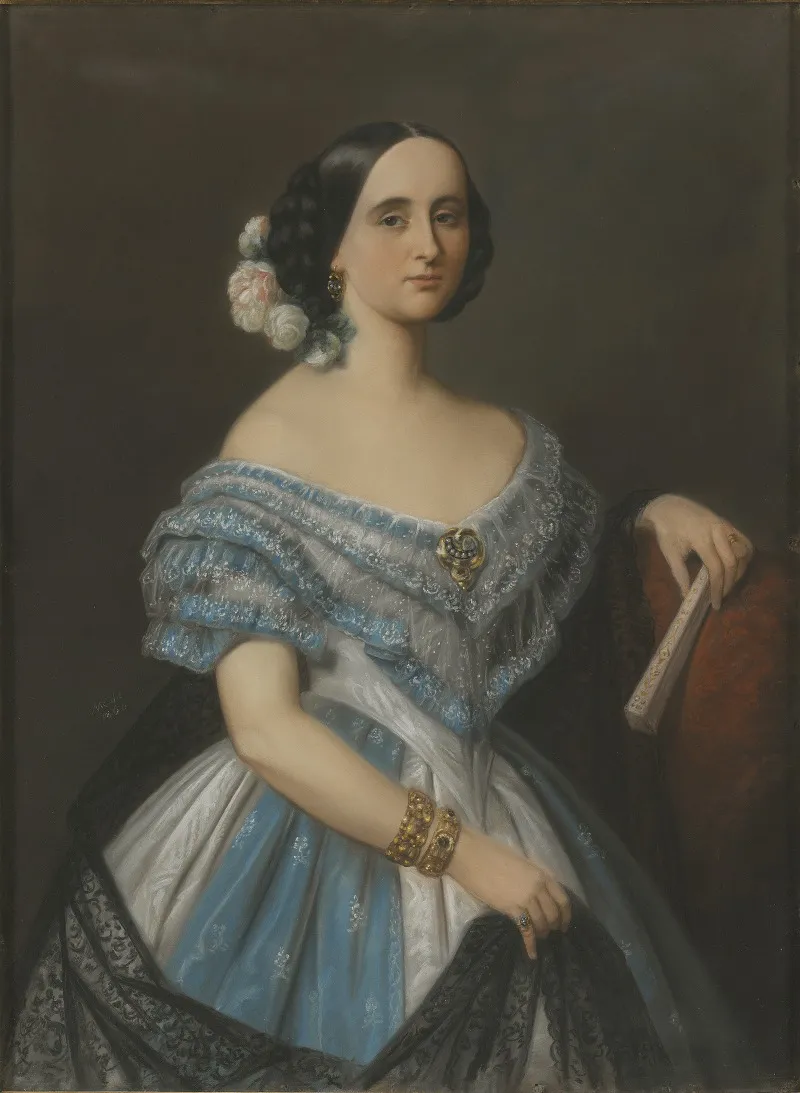 Julie Julia Mathilda Berwald Sp Akerhielm Af Margrethelund 1822 1877 Opera Singer Wall Art by Maria Röhl - High-Resolution Digital Print