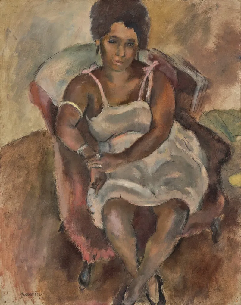 Julie La Martiniquaise Wall Art by Jules Pascin - High-Resolution Digital Print