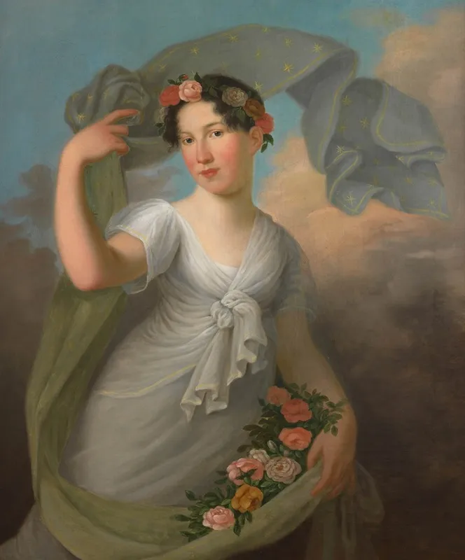 Julie Von Vering Verh Breuning 1791 1809 Wall Art by Josef Willibrord Mähler - High-Resolution Digital Print
