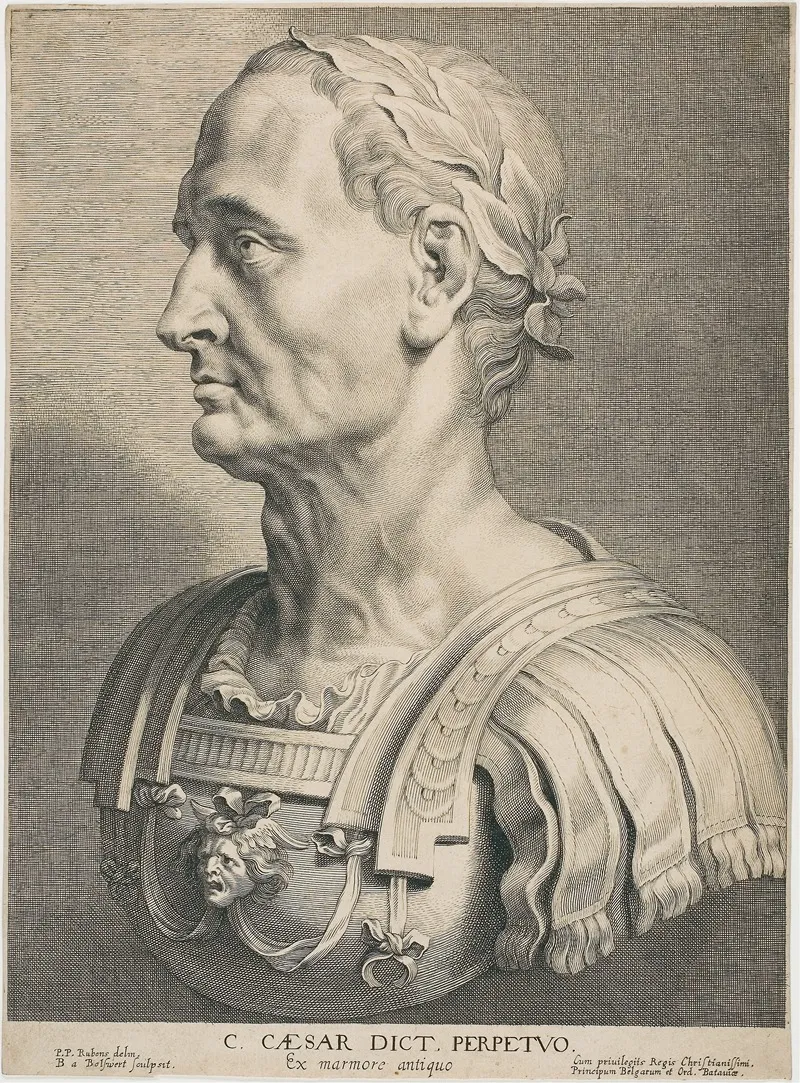 Julius Caesar Perpetual Dictator Wall Art by Boëtius Adamsz. Bolswert - High-Resolution Digital Print