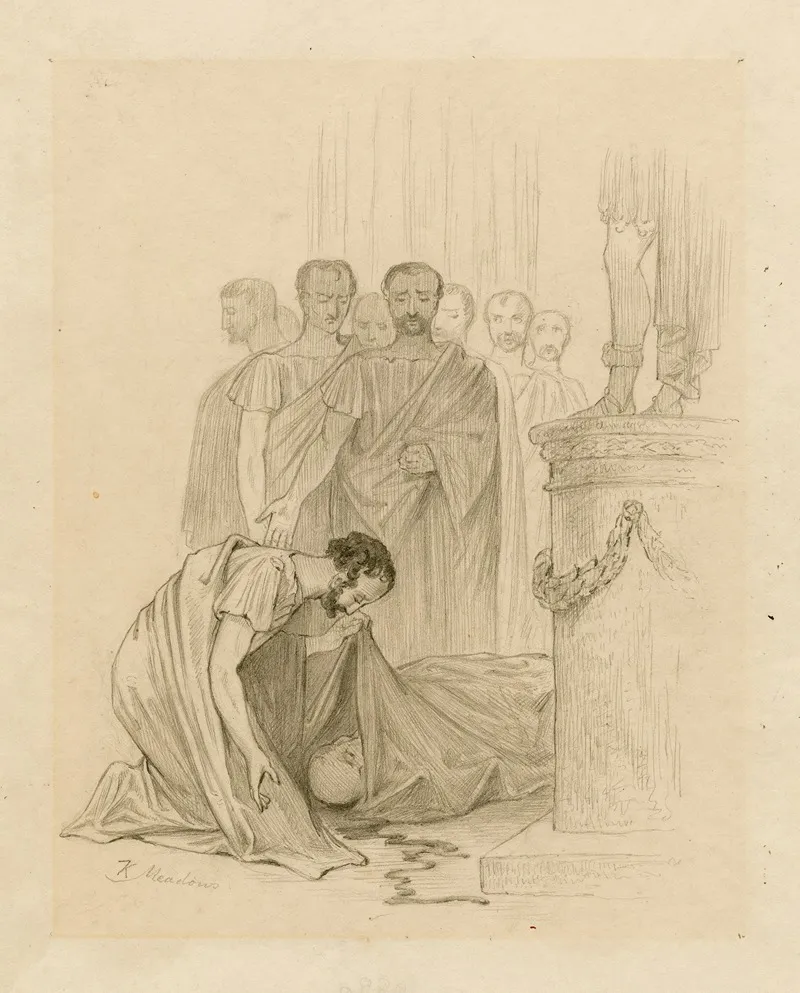 Julius Caesar Troilus And Cressida Coriolanus 2 Wall Art by Joseph Kenny Meadows - High-Resolution Digital Print