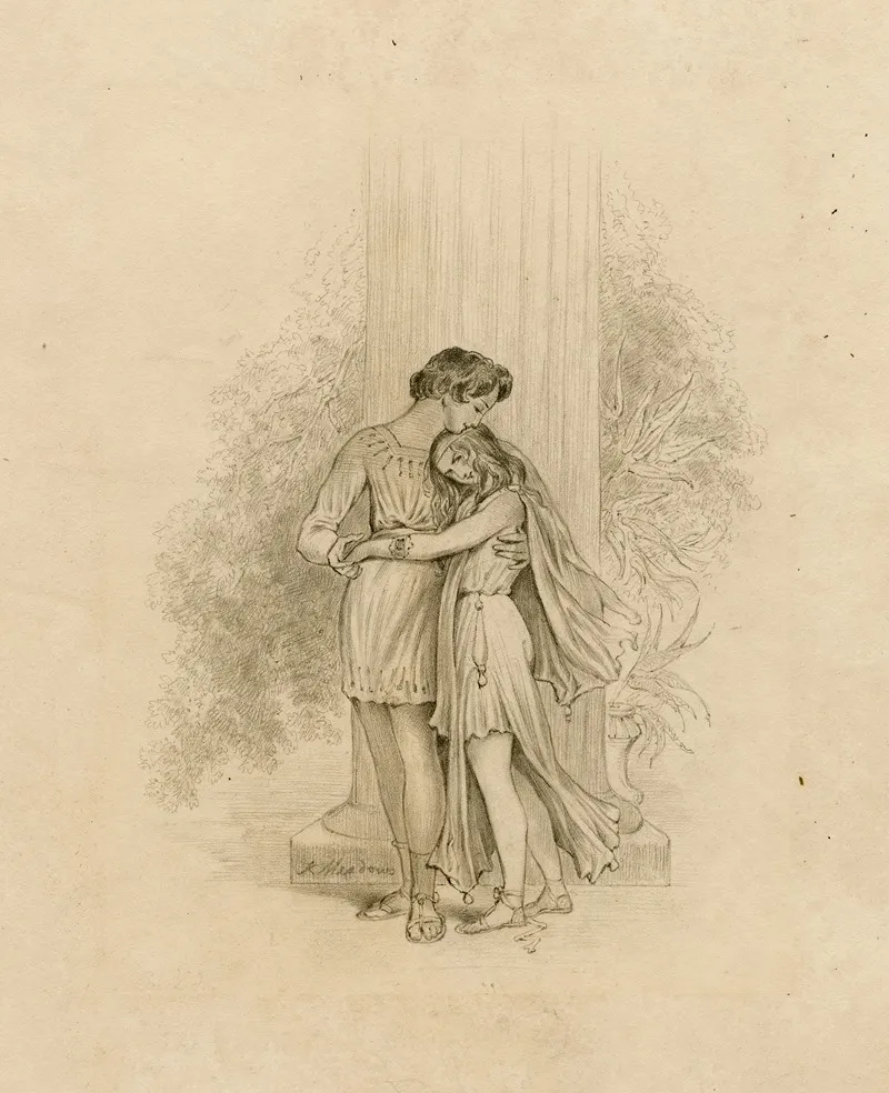 Julius Caesar Troilus And Cressida Coriolanus 3 Wall Art by Joseph Kenny Meadows - High-Resolution Digital Print