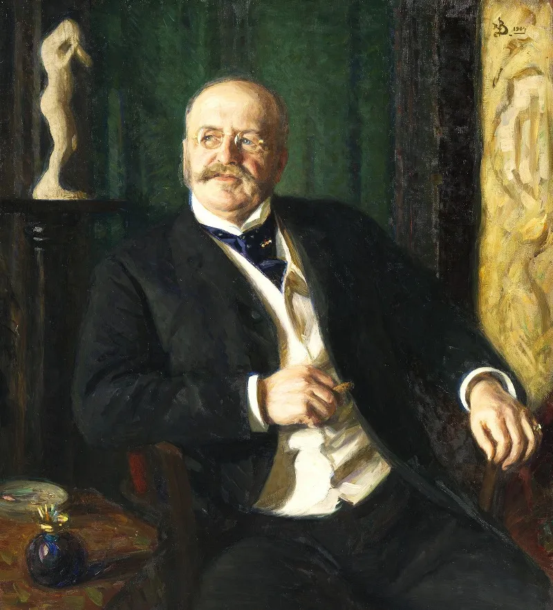 Julius Caspar Merchant Wall Art by Richard Bergh - High-Resolution Digital Print