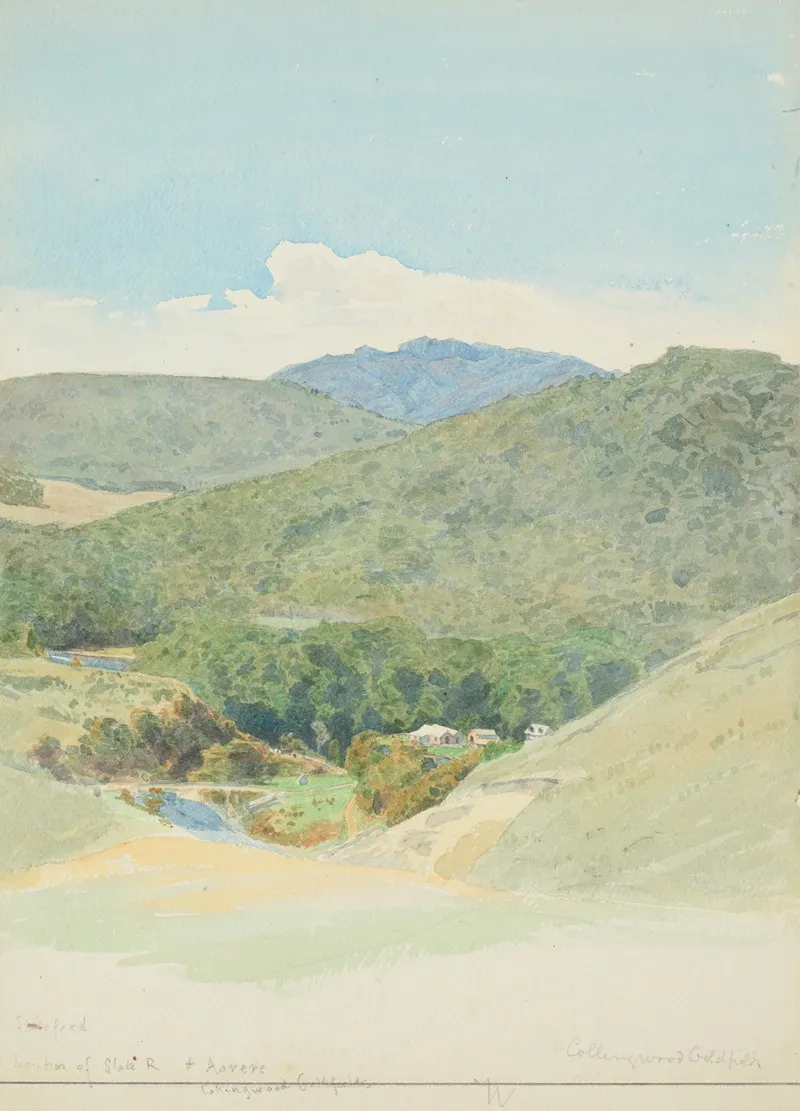 Junction Of Slate And Aorere Rivers Collingwood Goldfields