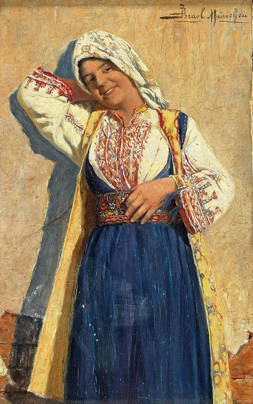 Junges Madchen In Volkstracht