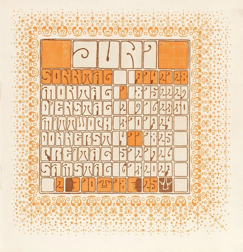 Juni 4 Wall Art by Alfred Roller - High-Resolution Digital Print