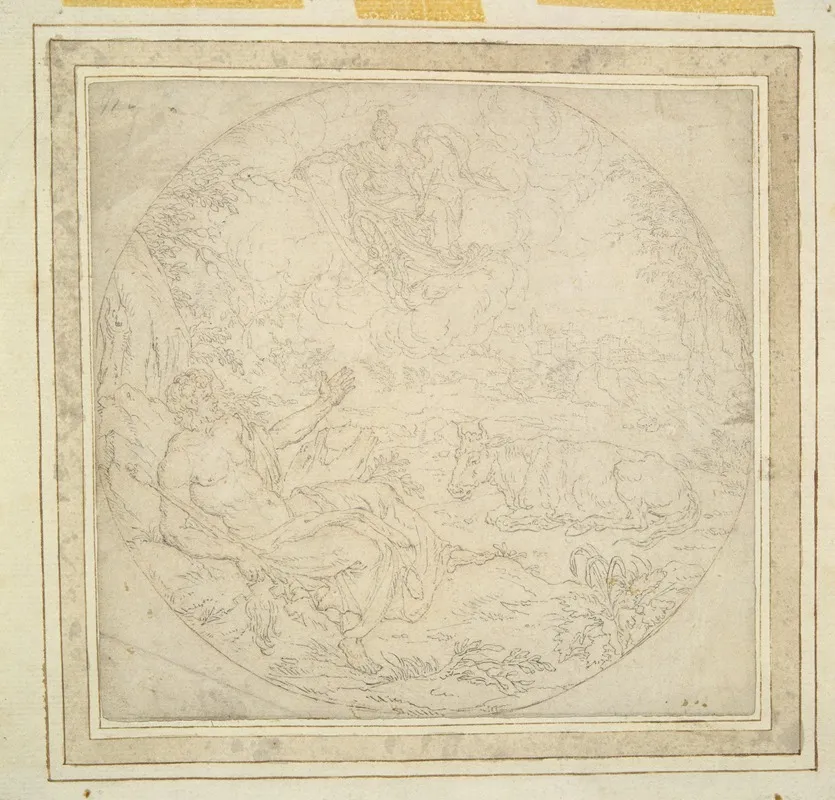 Juno With Peacocks Shows Io To Jupiter Wall Art by After Maerten van Heemskerck - High-Resolution Digital Print