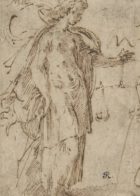 Justice Holding Scales