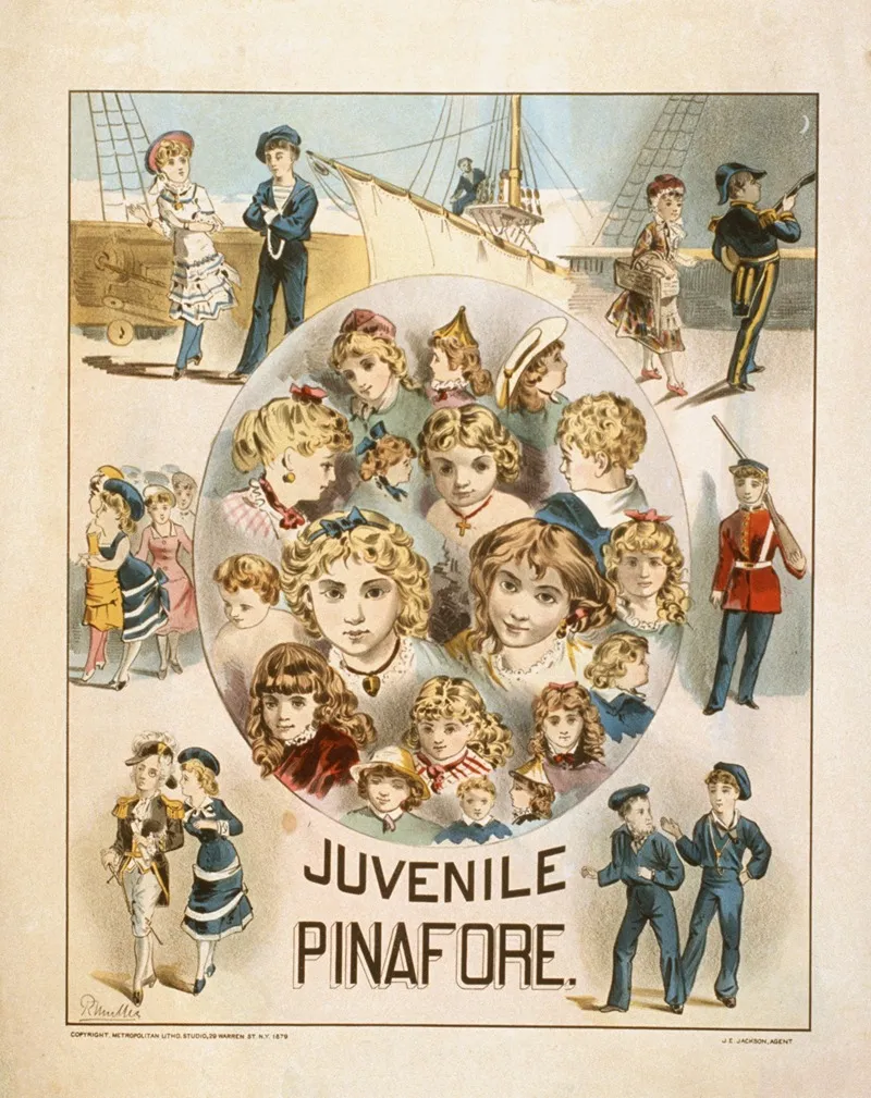 Juvenile Pinafore Wall Art by Metropolitan Litho. Studio. - High-Resolution Digital Print