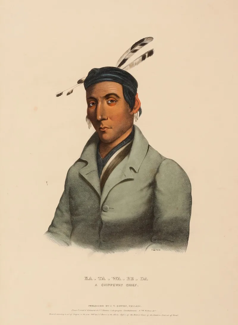 Ka Ta Wa Be Da A Chippeway Chief