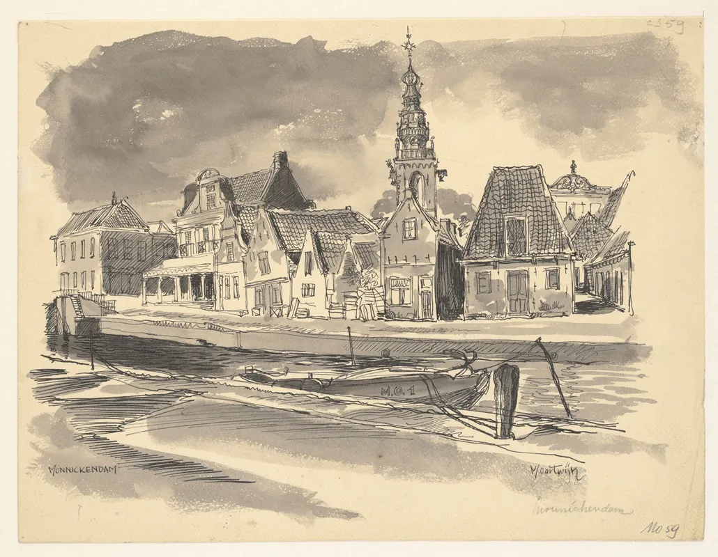 Kade Waag En Speeltoren Wall Art by Maarten Oortwijn - High-Resolution Digital Print