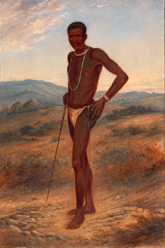 Kaffir Man Wall Art by Antonio Zeno Shindler - High-Resolution Digital Print
