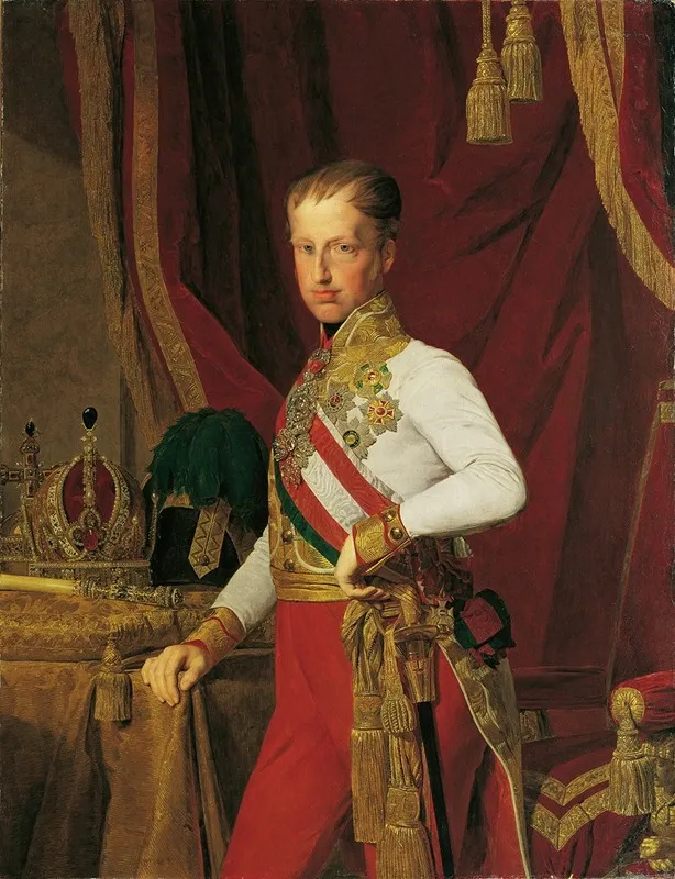 Kaiser Ferdinand I Von Osterreich 2 Wall Art by Ferdinand Georg Waldmüller - High-Resolution Digital Print