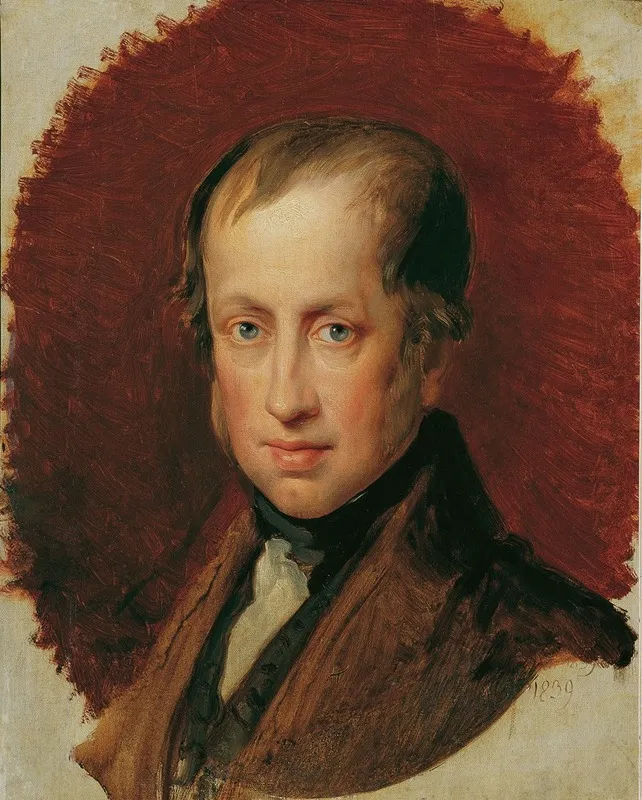 Kaiser Ferdinand I Von Osterreich Wall Art by Friedrich von Amerling - High-Resolution Digital Print