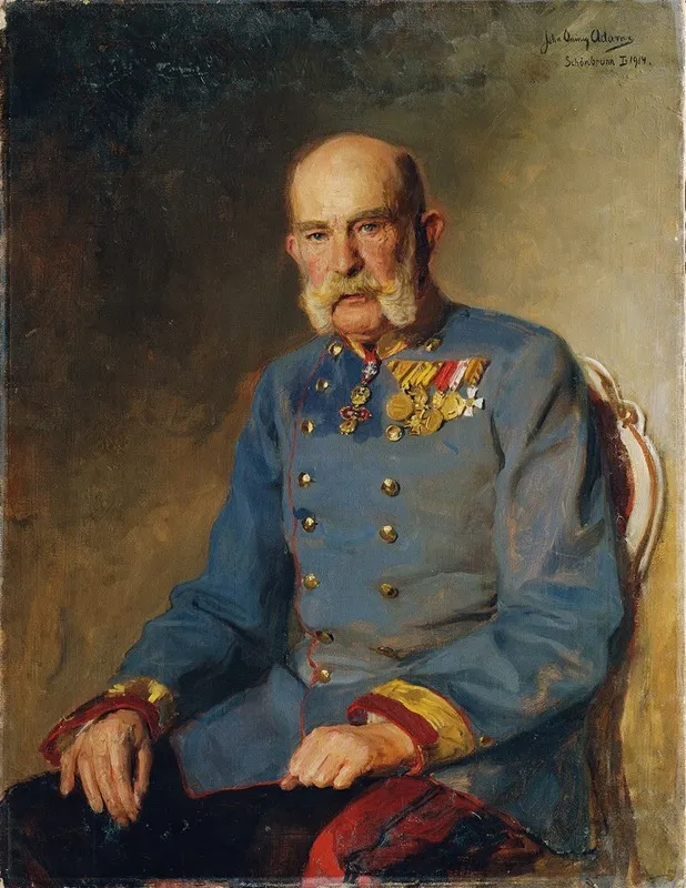 Kaiser Franz Joseph I In Der Dienstuniform Eines Osterreichischen Feldmarschalls Wall Art by John Quincy Adams - High-Resolution Digital Print