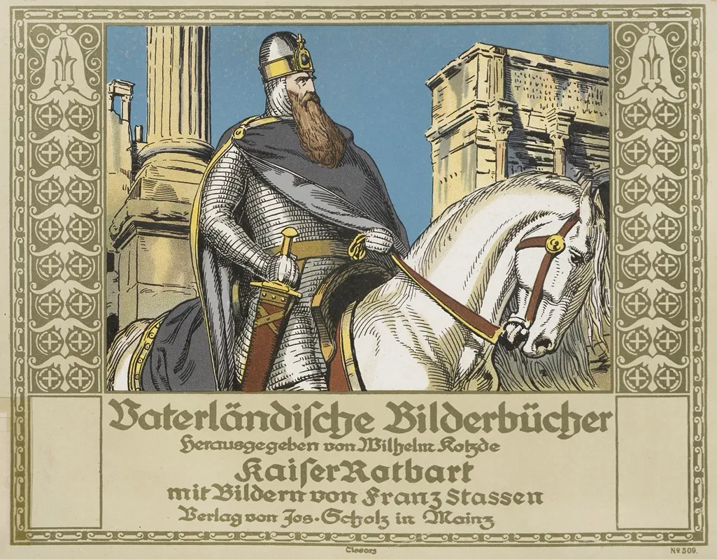 Kaiser Rotbart Pl 01 Wall Art by Franz Stassen - High-Resolution Digital Print