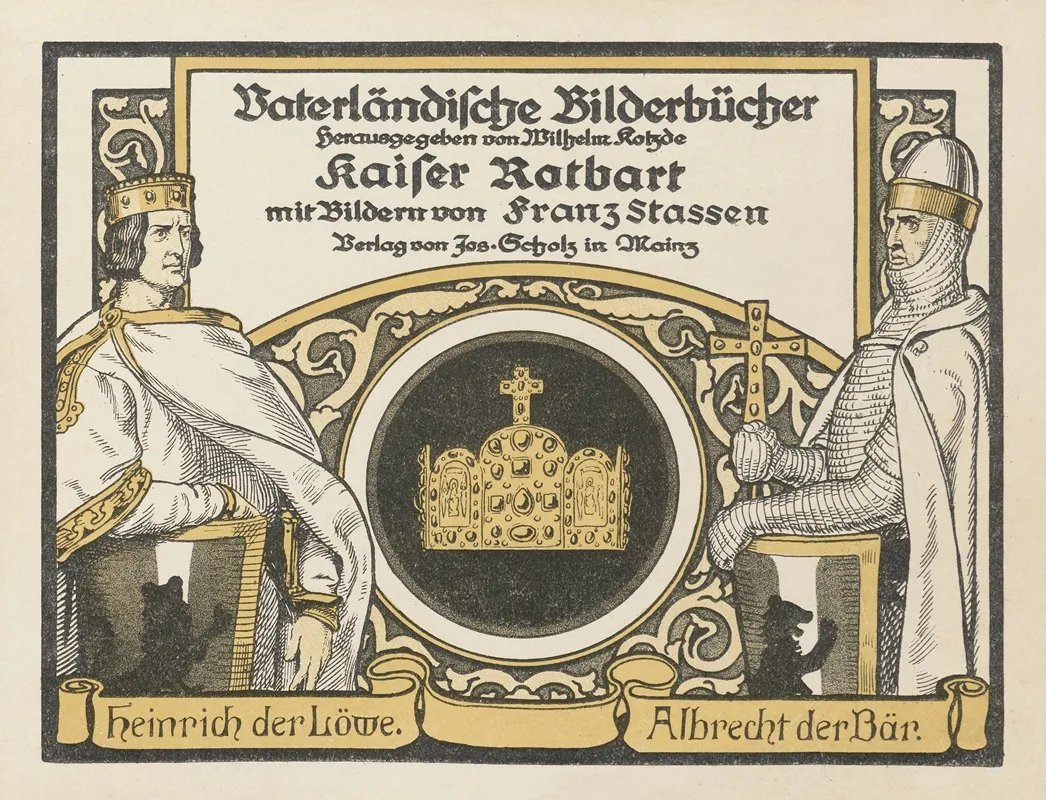 Kaiser Rotbart Pl 02 Wall Art by Franz Stassen - High-Resolution Digital Print