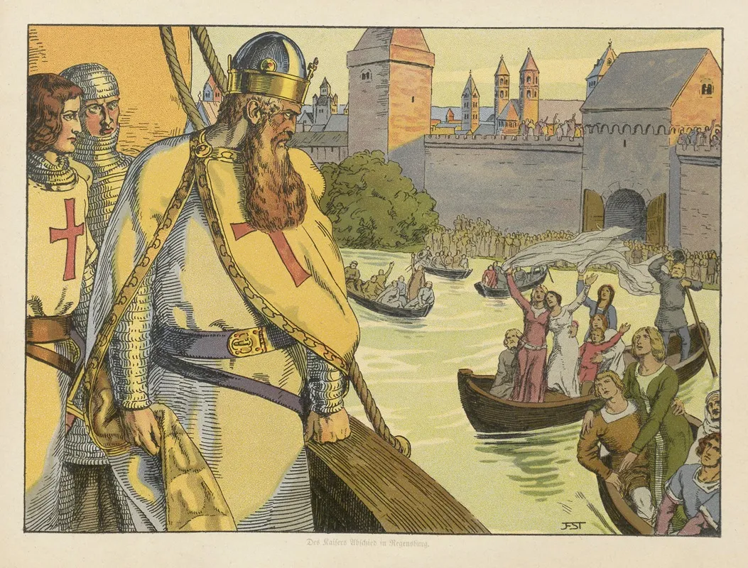Kaiser Rotbart Pl 09 Wall Art by Franz Stassen - High-Resolution Digital Print