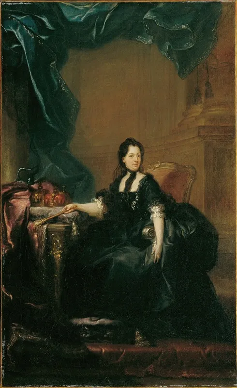 Kaiserin Maria Theresia In Witwentracht Wall Art by Franz Messmer - High-Resolution Digital Print