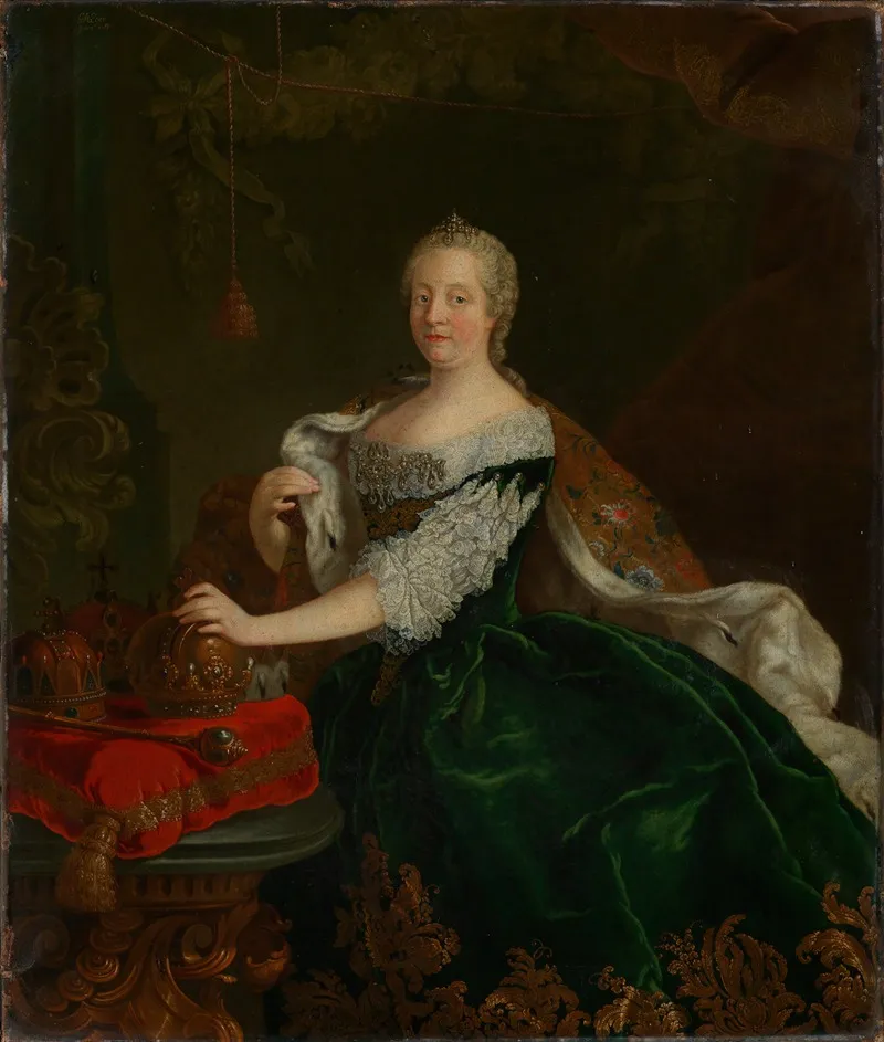 Kaiserin Maria Theresia Wall Art by Georg Adam Eger - High-Resolution Digital Print