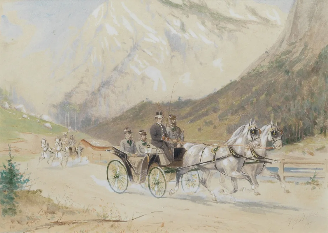 Kaiserliche Kutschenausfahrt Im Salzkammergut