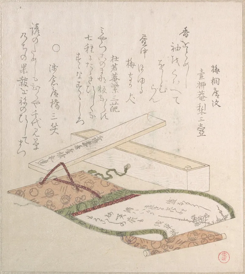 Kakemono And Its Box