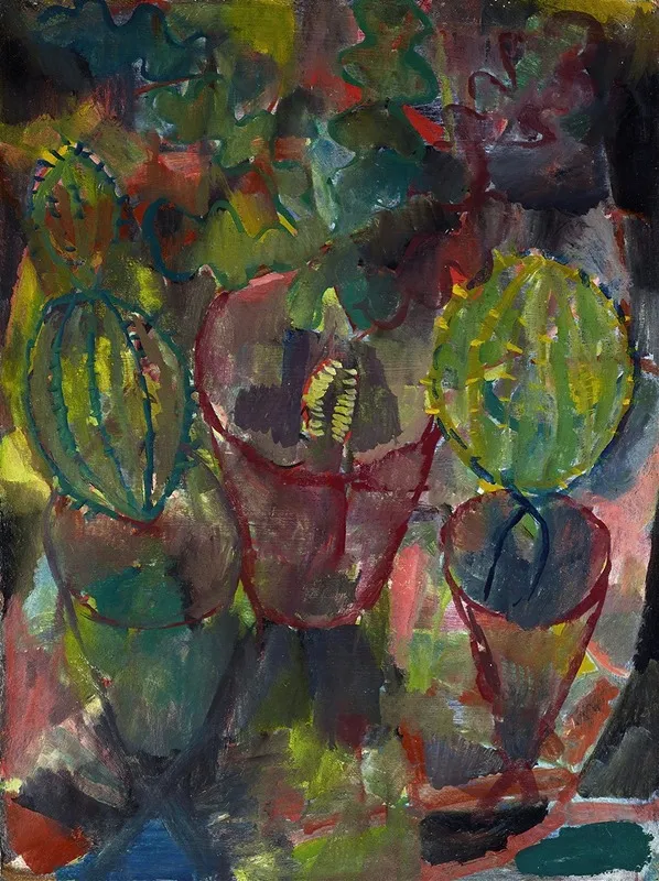 Kakteen Wall Art by Paul Klee - High-Resolution Digital Print