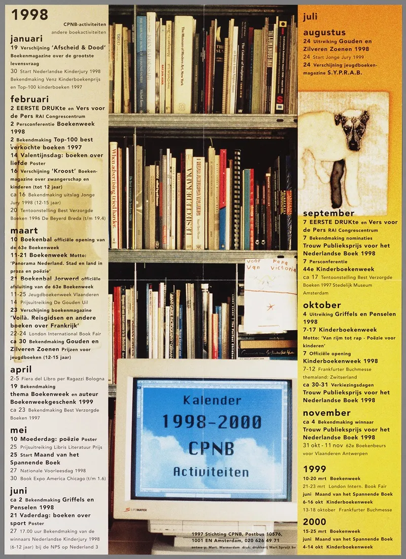 Kalender 1998 2000 Cpnb Activiteiten Wall Art by Mart Warmerdam - High-Resolution Digital Print