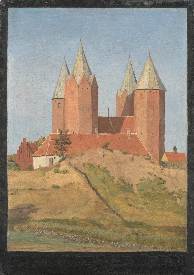 Kalundborg Church Wall Art by Johan Thomas Lundbye - High-Resolution Digital Print