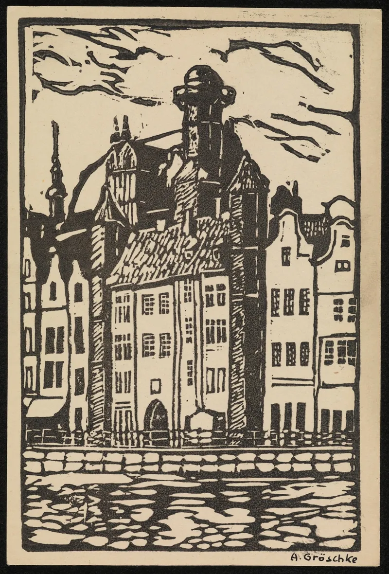 Kamienice Wall Art by A. Gröschke - High-Resolution Digital Print