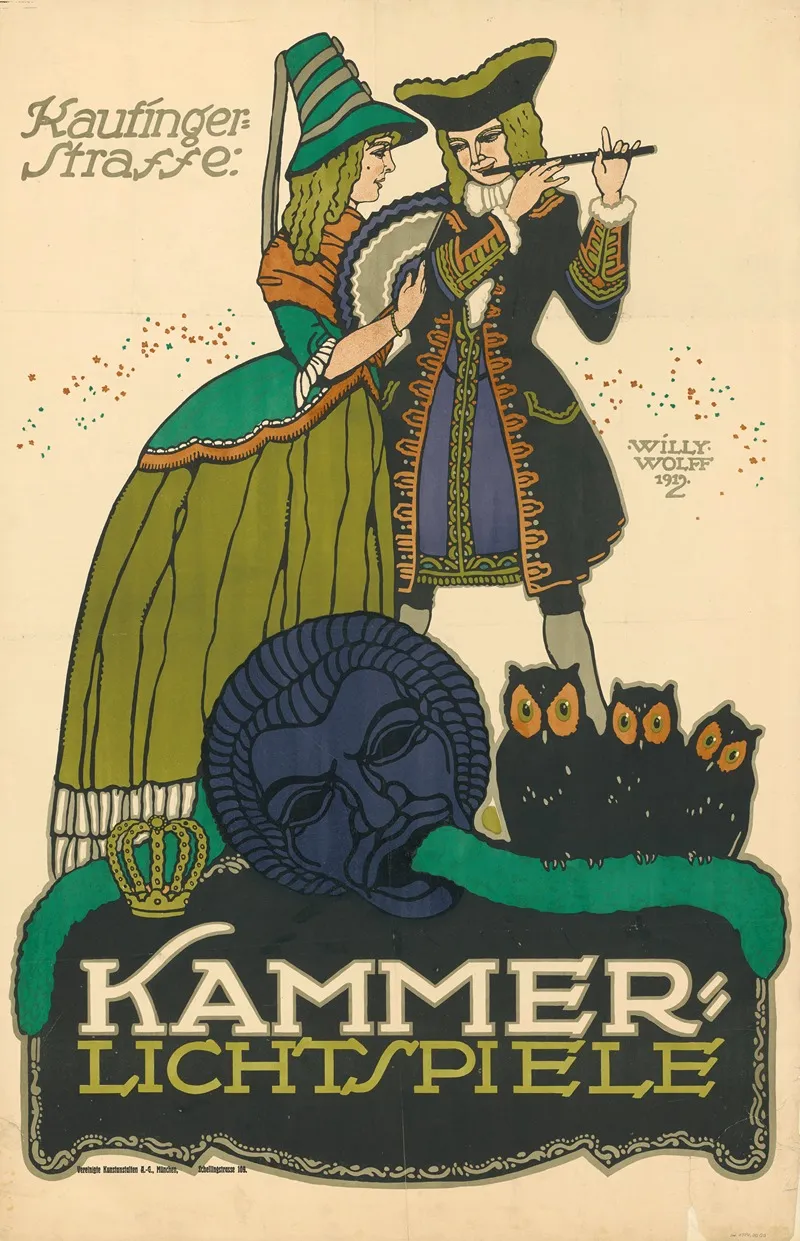 Kammer Lichtspiele Wall Art by Willy Wolff - High-Resolution Digital Print