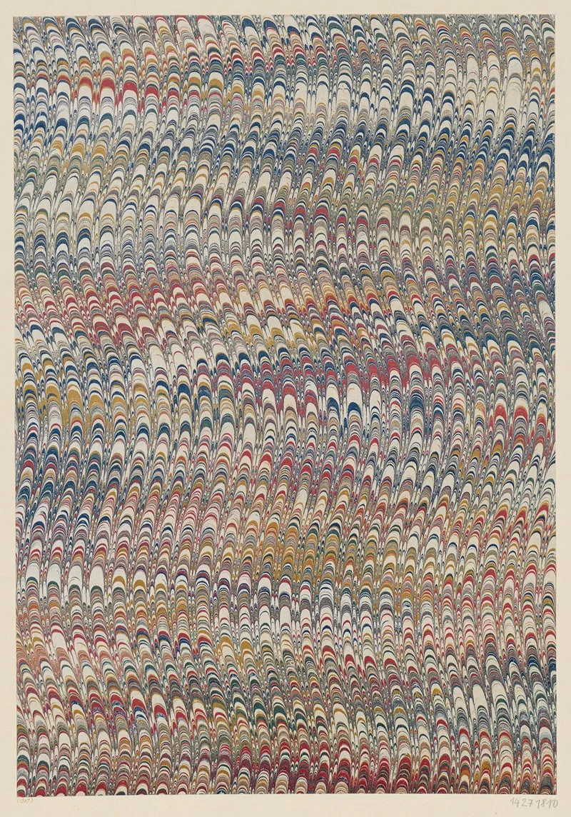 Kammmarmorpapier