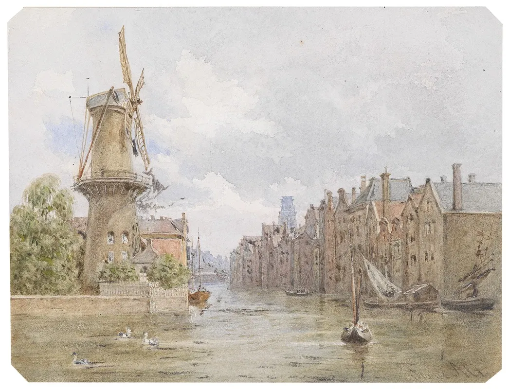 Kanal In Rotterdam 2