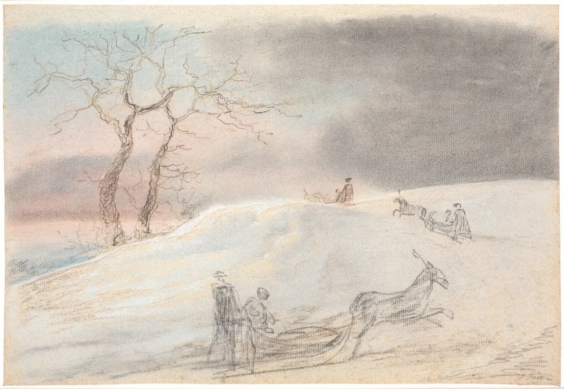 Kanefart I Rimfrost Wall Art by Jens Juel - High-Resolution Digital Print