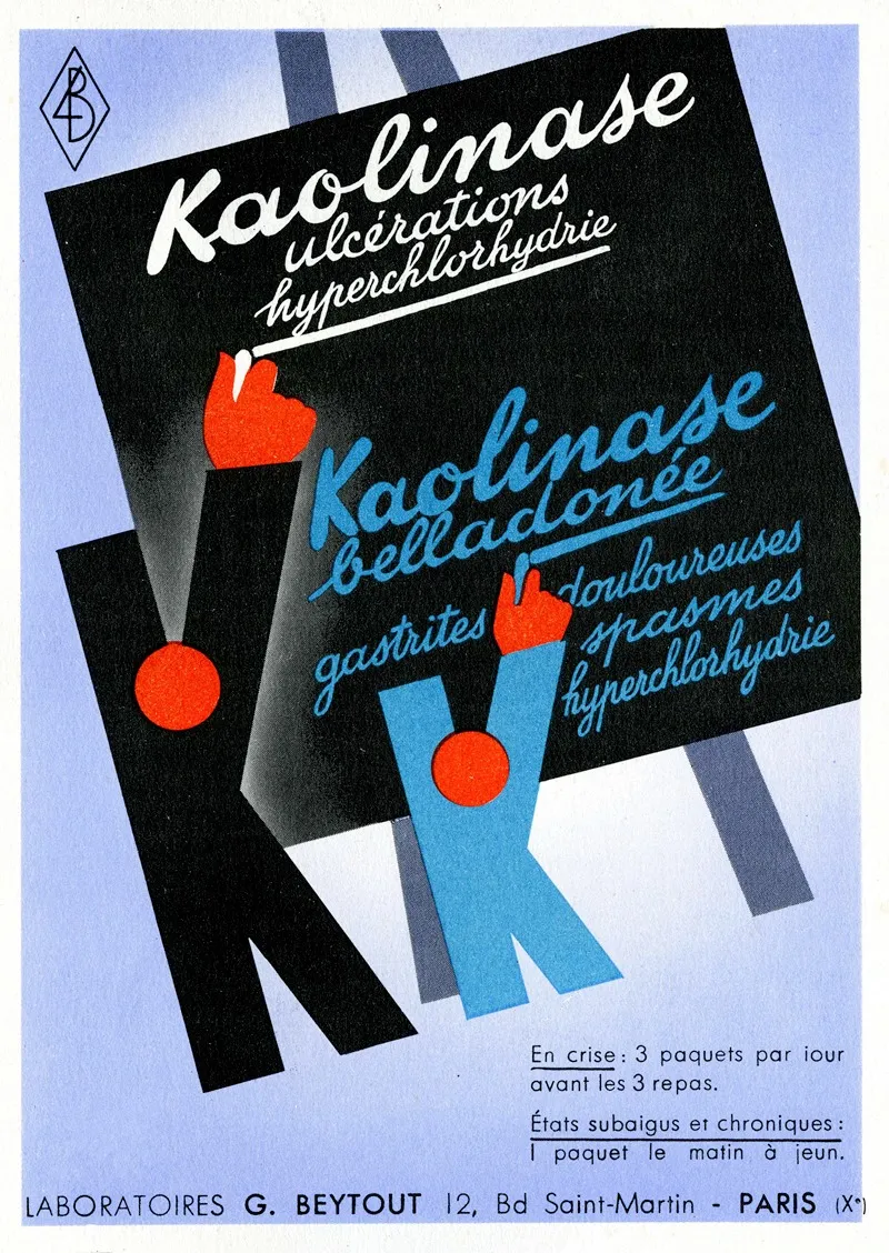 Kaolinase Wall Art by Laboratoires G. Beytout - High-Resolution Digital Print