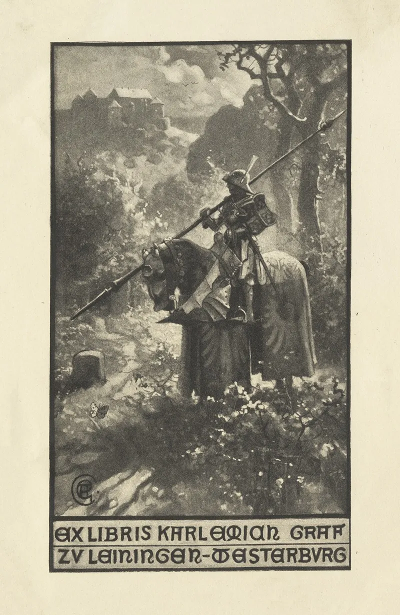 Karl Emich Grafin Zu Leiningen Westerburg 2 Wall Art by Adolf Closs - High-Resolution Digital Print