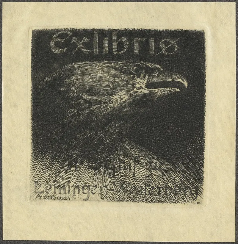 Karl Emich Grafin Zu Leiningen Westerburg 3 Wall Art by Alexandre de Riquer - High-Resolution Digital Print