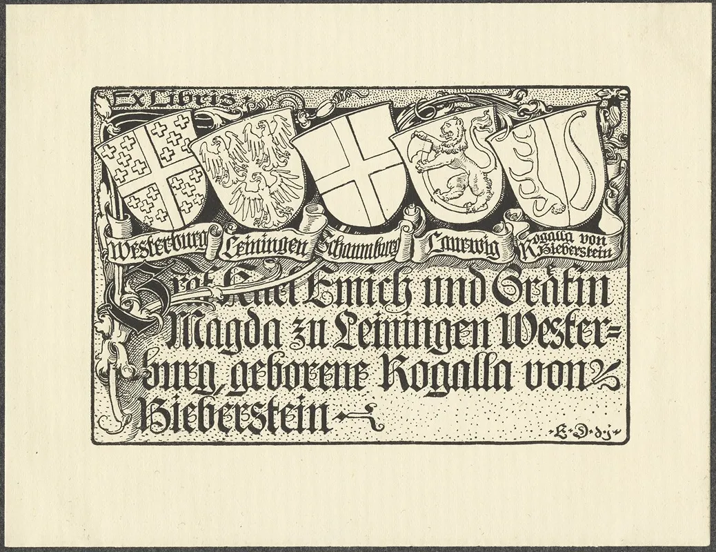 Karl Emich Grafin Zu Leiningen Westerburg 6 Wall Art by Bernhard Wenig - High-Resolution Digital Print