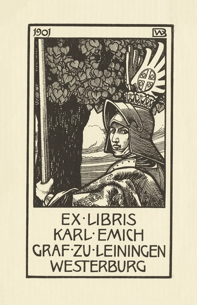 Karl Emich Grafin Zu Leiningen Westerburg 8 Wall Art by Georg Otto - High-Resolution Digital Print