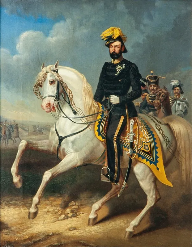 Karl Xv King Of Sweden And Norway 1860 1872 Wall Art by Carl Fredrik Kiörboe - High-Resolution Digital Print